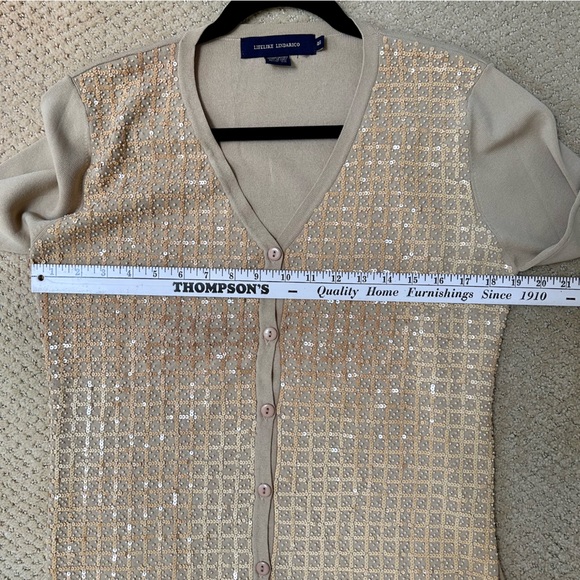 Vintage Lifelike Lindarico Cardigan Made in Italy Women’s Size 10 - Picture 8 of 9